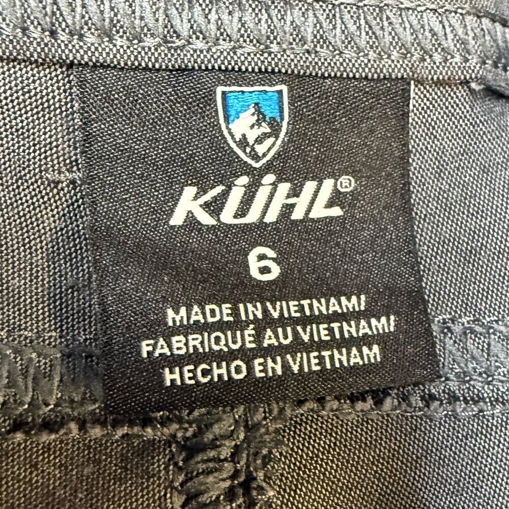 KÜHL Women’s Trekr Shorts Size 6 Charcoal Gray Hiking EUC - Picture 6 of 13
